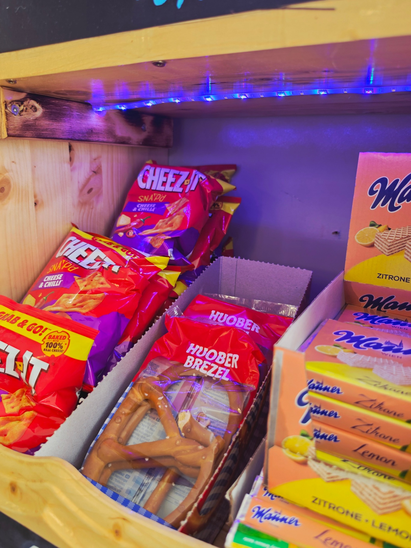 Cheez-It und Brezel